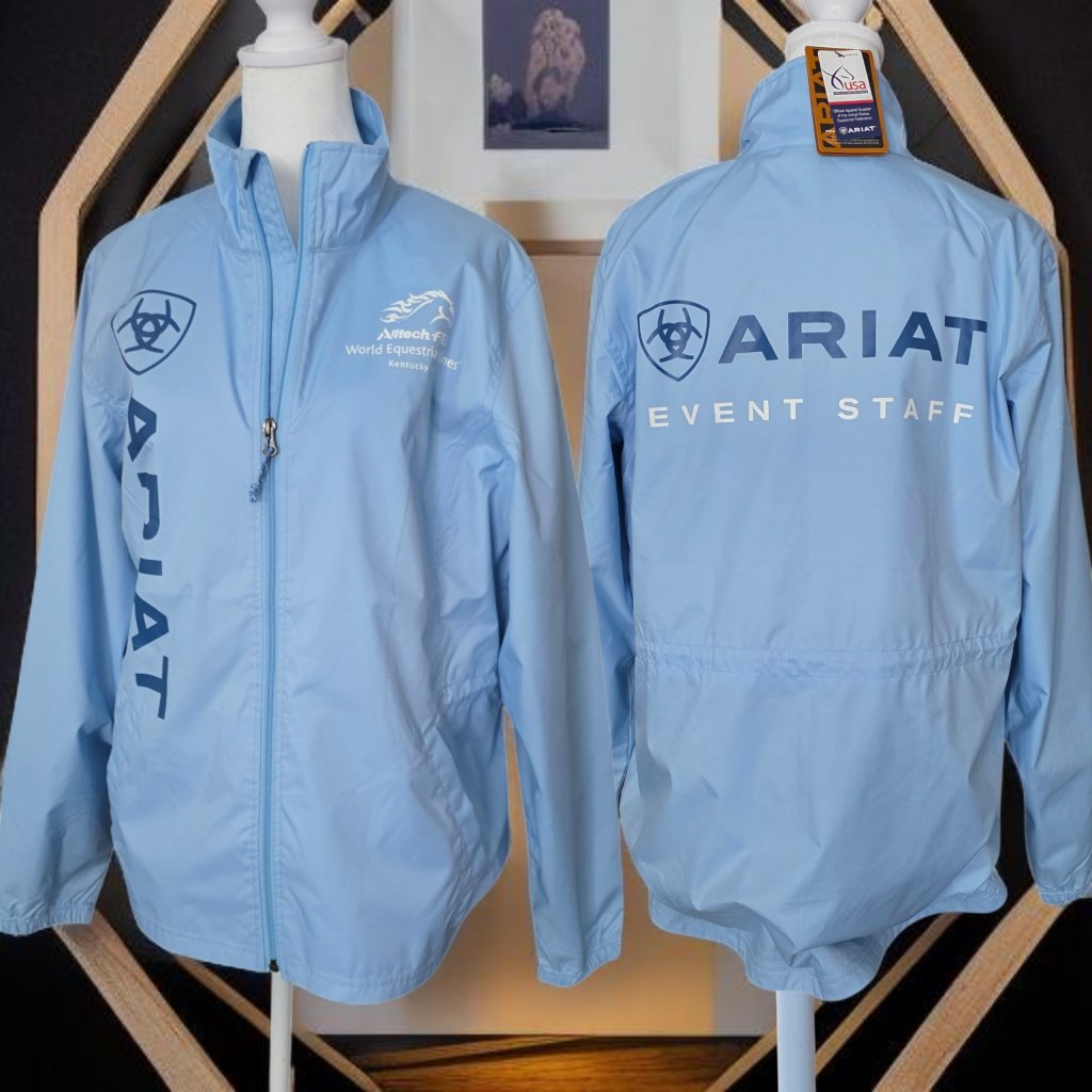 Nwt Ariat Lg Fei World Equestrian Kentucky Windbreaker